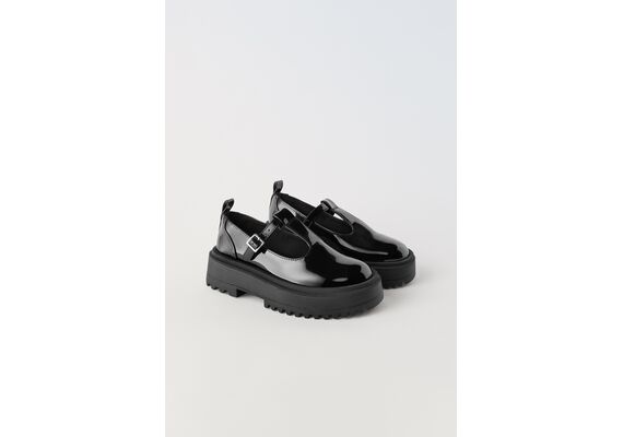 Zara   track sole mary janes , Цвет: Черный, Размер: 35 (22,3 см), изображение 2