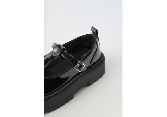 Zara   track sole mary janes , Цвет: Черный, Размер: 35 (22,3 см), изображение 3