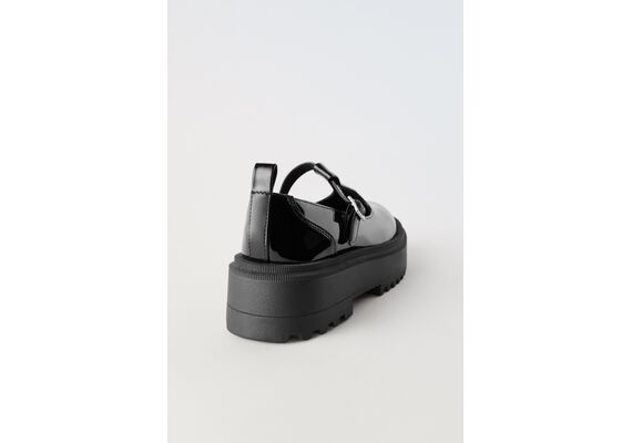 Zara   track sole mary janes , Цвет: Черный, Размер: 29 (18,3 см), изображение 4