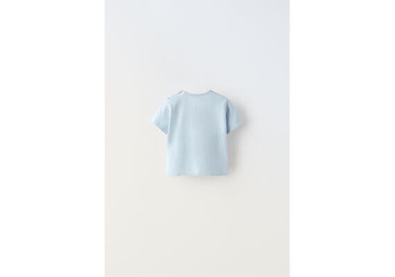 Zara Футболка seagull t-shirt , Цвет: Синий, Размер: 3-6 месяцев (68 см), изображение 2