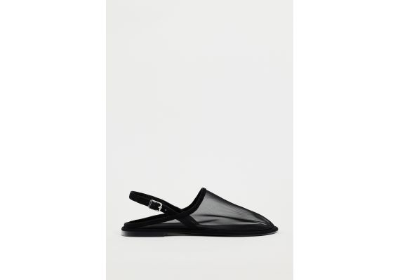 Zara   mesh mules , Цвет: Черный, Размер: 36, изображение 2