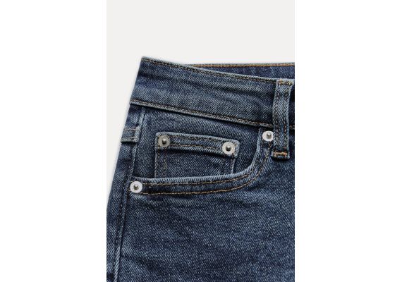 Zara   zw ‘80s skinny mid-rise jeans , Цвет: Синий, Размер: 32, изображение 4