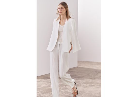 Zara   коллекции zw collection cape blazer , Цвет: Бежевый, Размер: XS, изображение 3