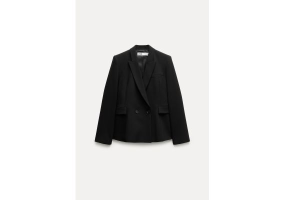 Zara   zw collection fitted blazer , Цвет: Черный, Размер: XS, изображение 5