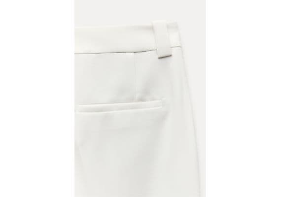 Zara   zw collection flared trousers , Цвет: Бежевый, Размер: XS, изображение 10