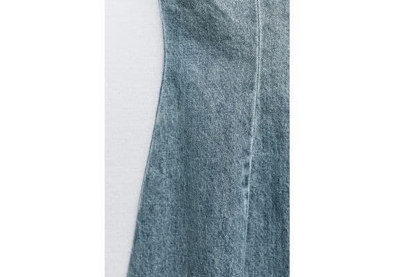 Zara   denim trf midi dress , Цвет: Синий, Размер: XS, изображение 10