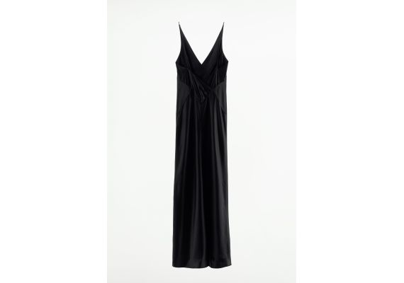 Zara   crossover slip dress , Цвет: Черный, Размер: XL, изображение 5