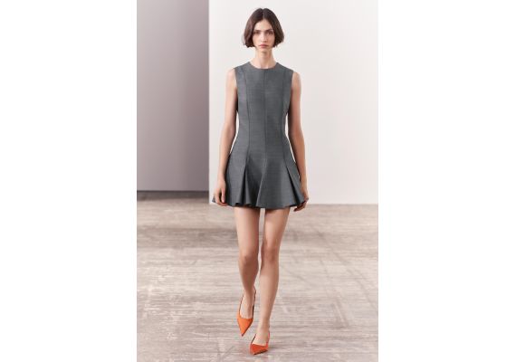 Zara   zw collection skater dress , Цвет: Серый, Размер: S