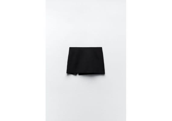 Zara Asymmetric skort , Цвет: Черный, Размер: XS, изображение 7