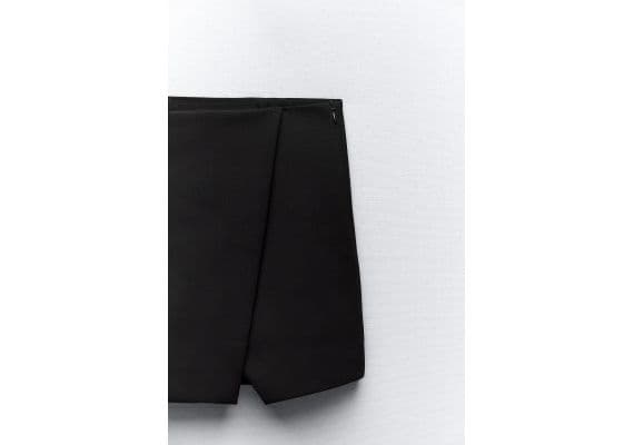 Zara Asymmetric skort , Цвет: Черный, Размер: XS, изображение 8