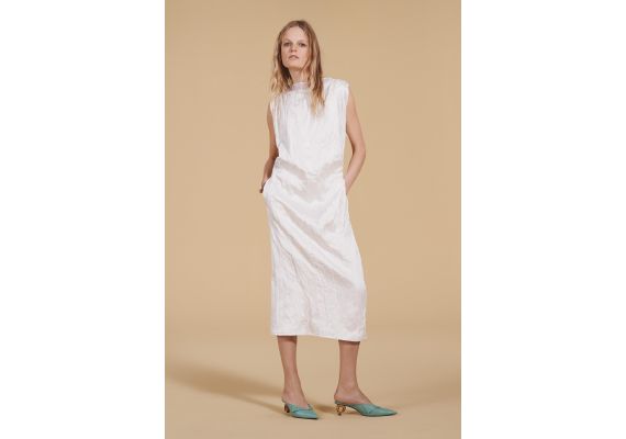 Zara  creased midi dress - ограниченное издание , Цвет: Белый, Размер: XS, изображение 2