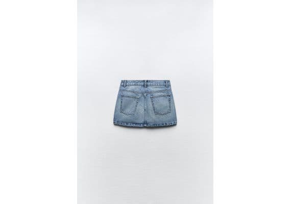 Zara Мини-юбка denim trf , Цвет: Синий, Размер: S, изображение 7