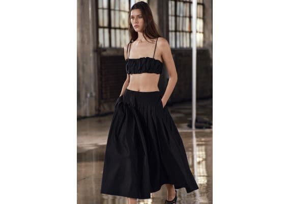 Zara Юбка-плиссе коллекции zw collection box , Цвет: Черный, Размер: XS, изображение 3