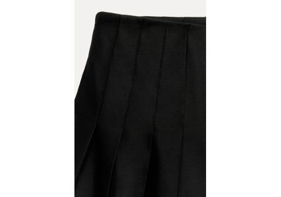 Zara Юбка-плиссе коллекции zw collection box , Цвет: Черный, Размер: XS, изображение 8