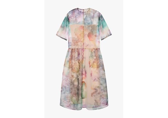 Zara   zw collection floral print dress , Цвет: С принтом, Размер: M-L, изображение 10