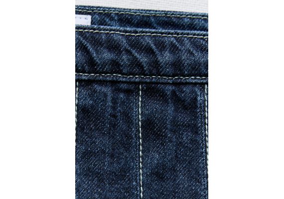 Zara Юбка trf denim box pleat skirt , Цвет: Синий, Размер: XL, изображение 9