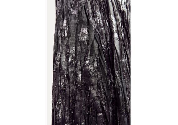 Zara   zw collection metallic midi skirt , Цвет: Серый, Размер: XS, изображение 11