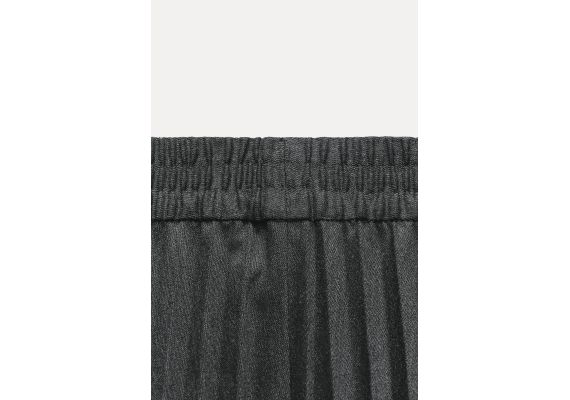 Zara   zw collection pleated midi skirt , Цвет: Серый, Размер: M-L, изображение 11