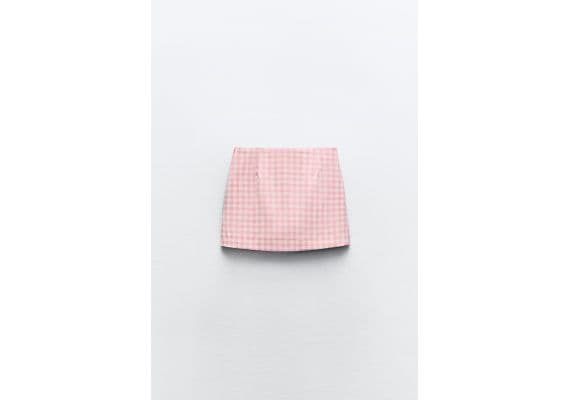 Zara Asymmetric skort , Цвет: Розовый, Размер: L, изображение 7