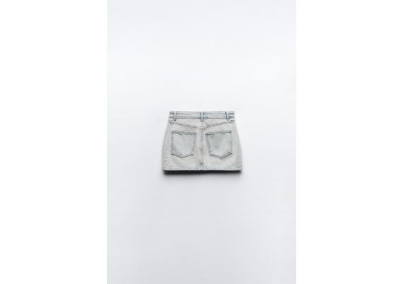 Zara Джинсовая мини-юбка denim trf , Цвет: Синий, Размер: XS, изображение 5