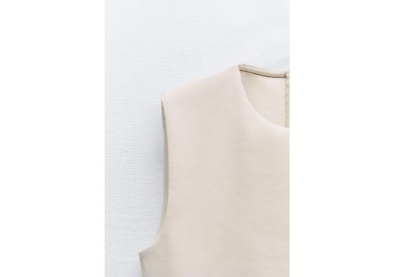 Zara  interlock top , Цвет: Серый, Размер: L, изображение 7