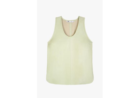 Zara Top из кожи ограниченного издания , Цвет: Зеленый, Размер: M, изображение 4