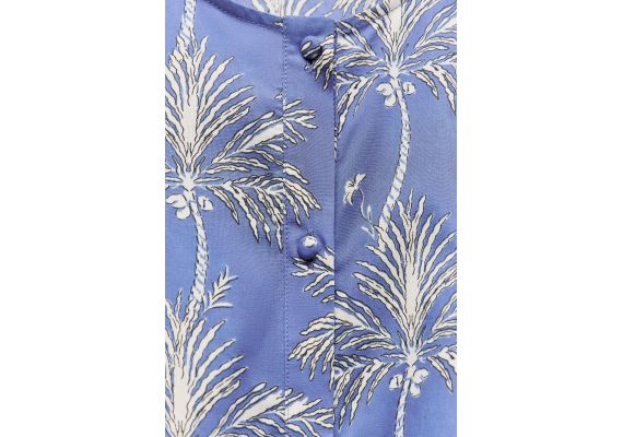 Zara Рубашка zw collection printed shirt , Цвет: Синий, Размер: S, изображение 6