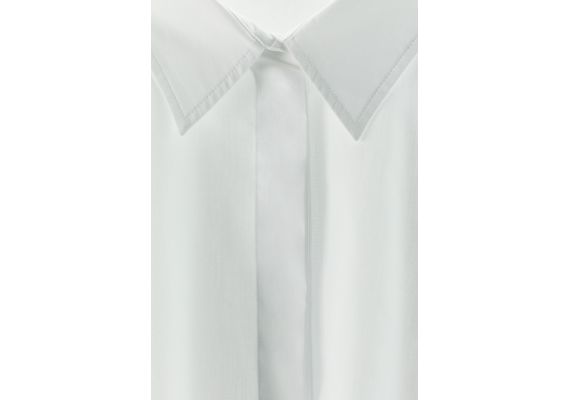 Zara Рубашка oversize poplin , Цвет: Белый, Размер: S, изображение 8