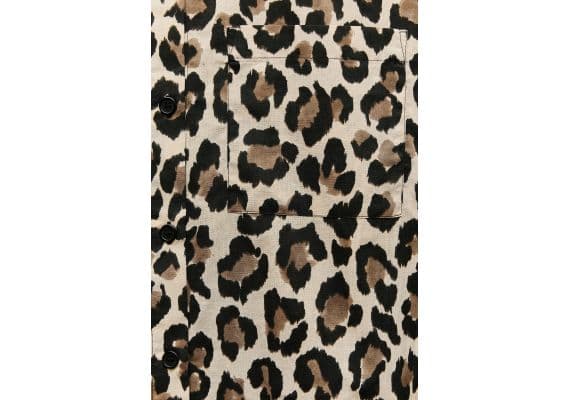 Zara Рубашка с воротником из коллекции zw animal print shirt , Цвет: С принтом, Размер: M, изображение 9