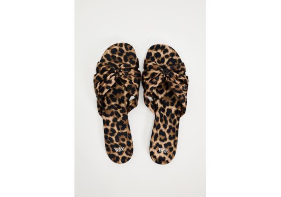 Zara   животный принт сандалии с узлом , Цвет: С принтом, Размер: 35, изображение 7