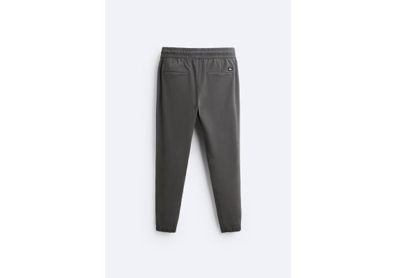 Zara Брюки с завышенной талией jogger , Цвет: Серый, Размер: M, изображение 7