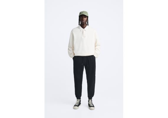 Zara Брюки jogger waist , Цвет: Черный, Размер: S