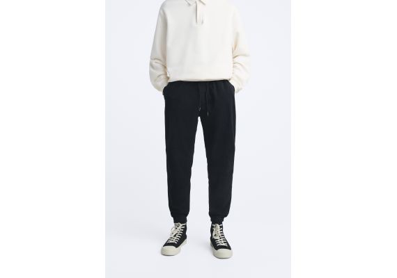 Zara Брюки jogger waist , Цвет: Черный, Размер: S, изображение 2