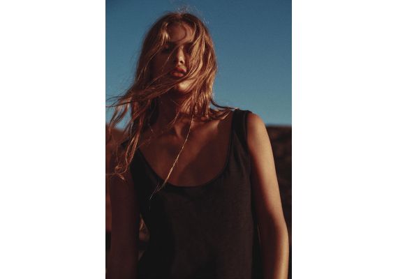 Zara Оверсайз футболка , Цвет: Черный, Размер: S, изображение 3