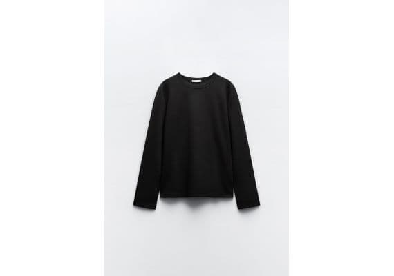 Zara Верхняя одежда с разделителем interlock clean top , Цвет: Черный, Размер: M, изображение 5