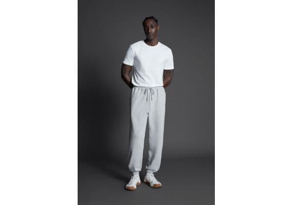 Zara Брюки jogger waist cotton , Цвет: Серый, Размер: L