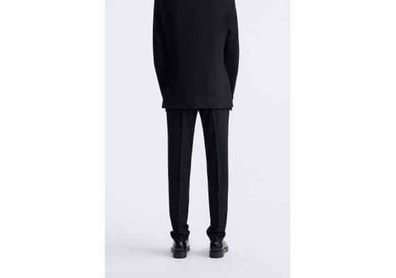 Zara   slim fit suit trousers , Цвет: Черный, Размер: EU 36 (US 29), изображение 3