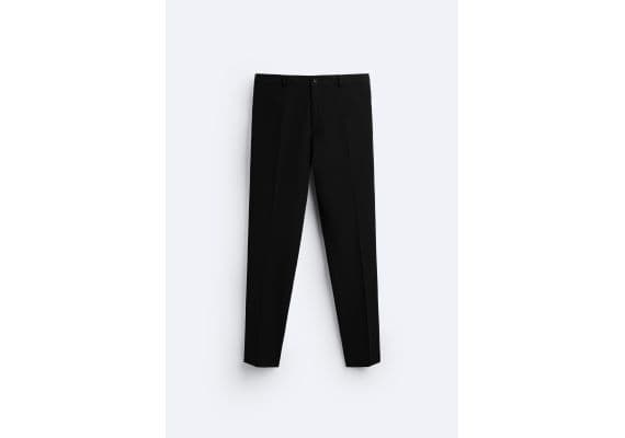 Zara   slim fit suit trousers , Цвет: Черный, Размер: EU 36 (US 29), изображение 5