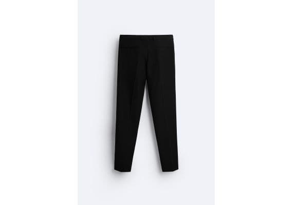 Zara   slim fit suit trousers , Цвет: Черный, Размер: EU 36 (US 29), изображение 6