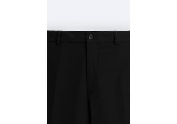 Zara   slim fit suit trousers , Цвет: Черный, Размер: EU 36 (US 29), изображение 7