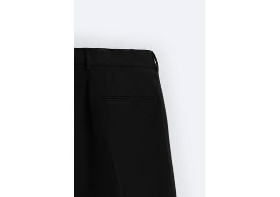 Zara   slim fit suit trousers , Цвет: Черный, Размер: EU 36 (US 29), изображение 8