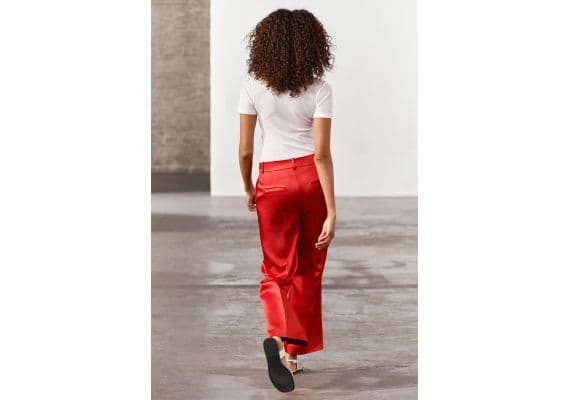 Zara Футболка из хлопка supima® cotton , Цвет: Белый, Размер: S, изображение 2