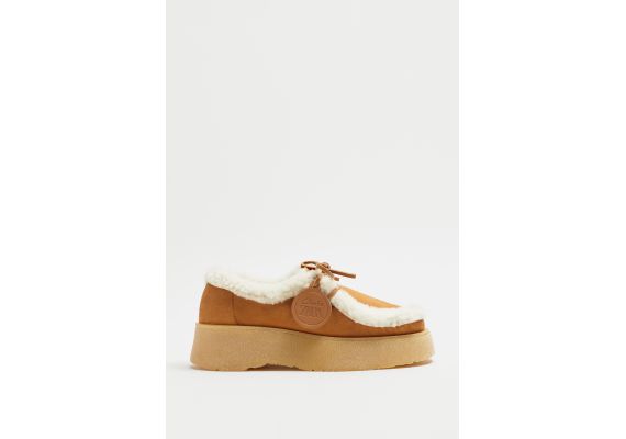 Zara Обувь из кожи clarks® x zara , Цвет: Коричневый, Размер: 37