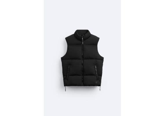 Zara  puffer gilet , Цвет: Черный, Размер: S (US S), изображение 7