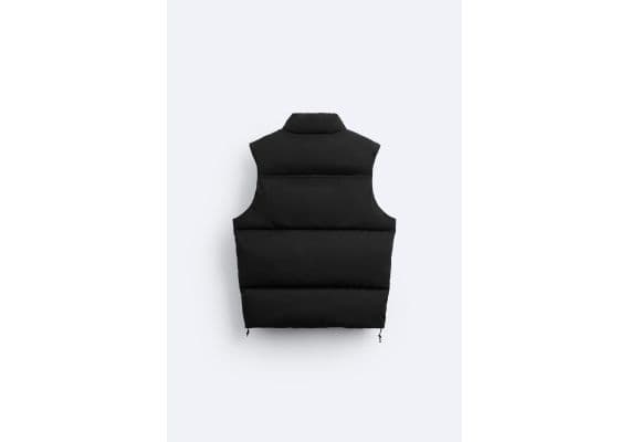 Zara  puffer gilet , Цвет: Черный, Размер: S (US S), изображение 8