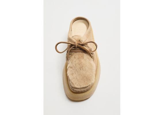 Zara Туфли-мюли clarks® x zara из кожи, Цвет: Коричневый, Размер: 35, изображение 4