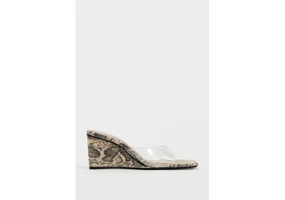 Zara   animal print wedge sandals , Цвет: С принтом, Размер: 35, изображение 3