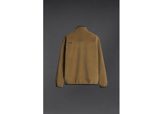 Zara Куртка из флиса polartec® с четвертью молнии, Цвет: Зеленый, Размер: S (US S), изображение 8