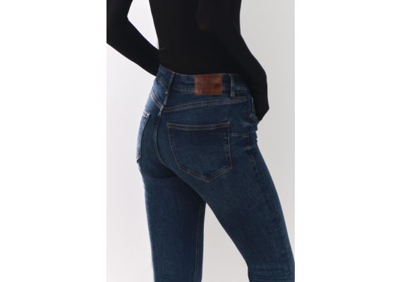 Zara  zw collection bootcut mid-rise contour jeans , Цвет: Синий, Размер: 32, изображение 3