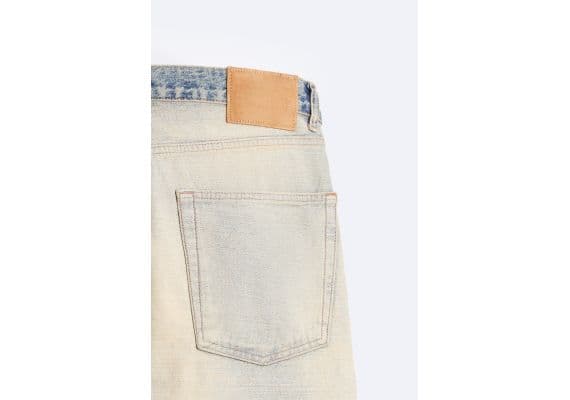 Zara Джинсы inside-out denim , Цвет: Синий, Размер: EU 38 (US 30), изображение 9